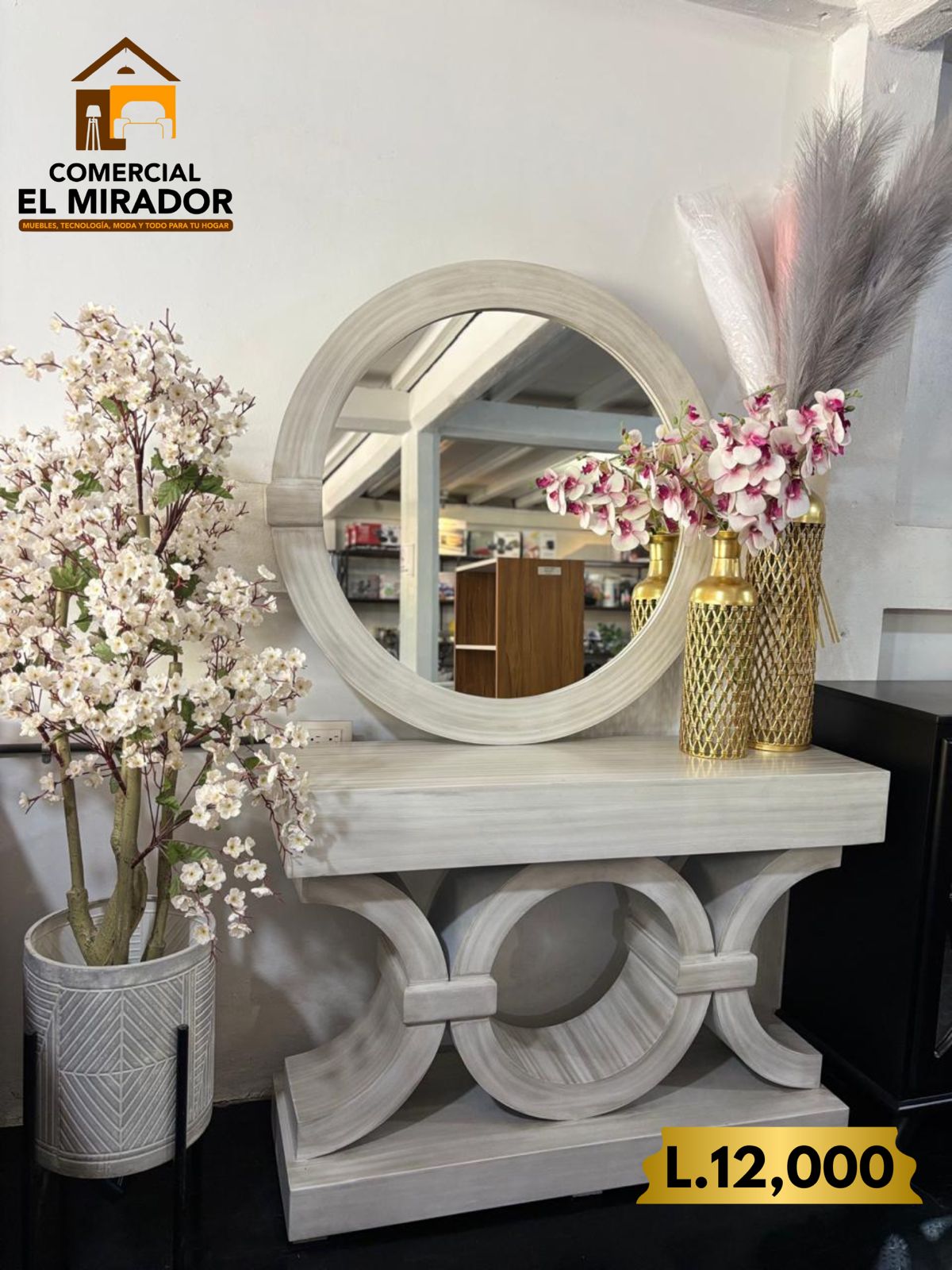 RECIBIDOR CON ESPEJO