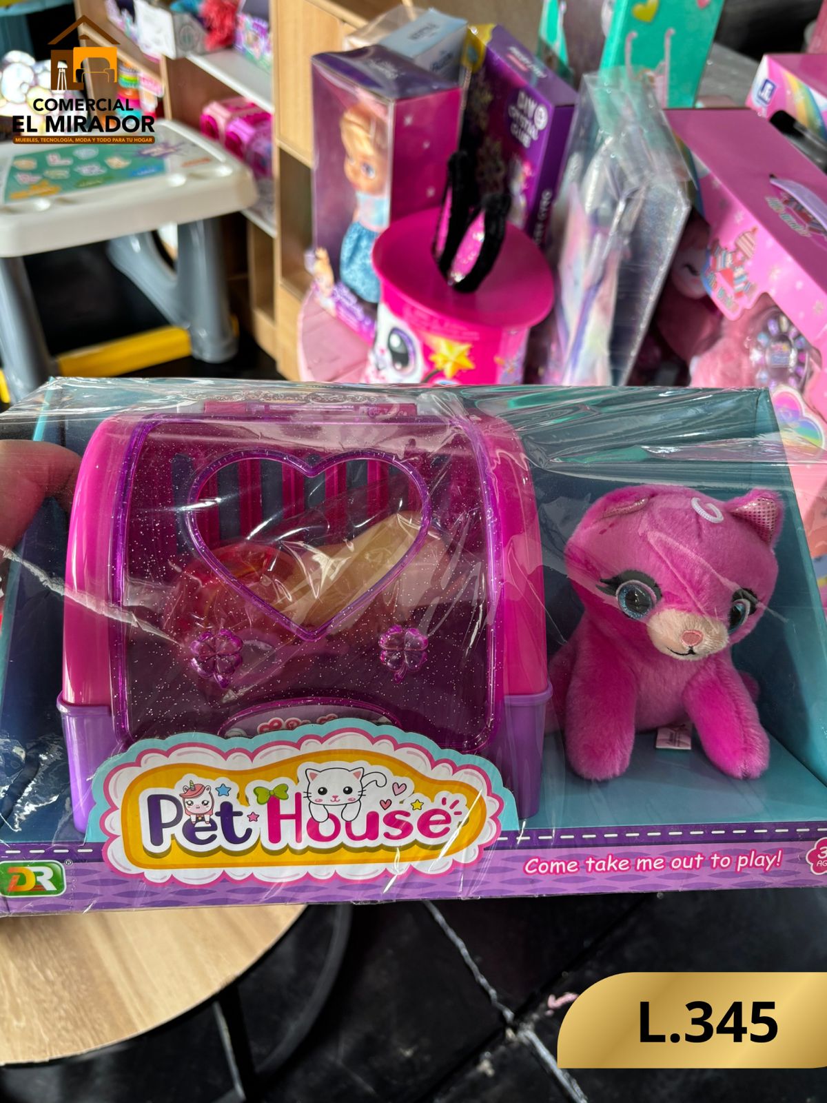 MASCOTA CON ACCESORIOS